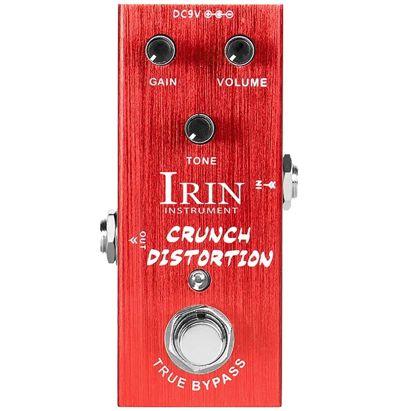 

Мини-эффектор для гитары IRIN, профессиональный одноблочный эффектор для хора, матовый красный