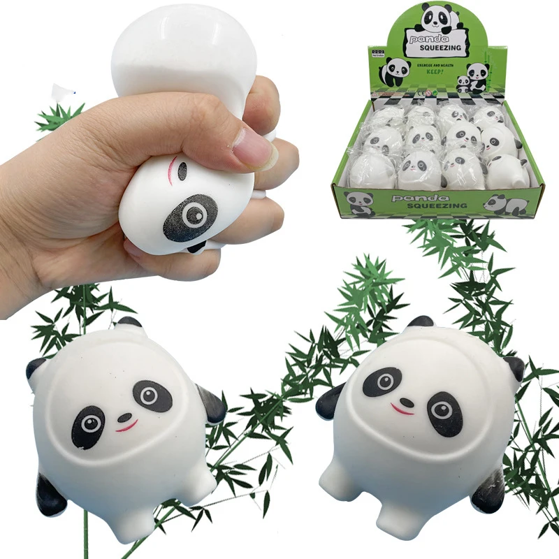 

Panda Squeeze Ball TPR Stress Relief Vent Toys Squishy Fidget Toys for Anxiety