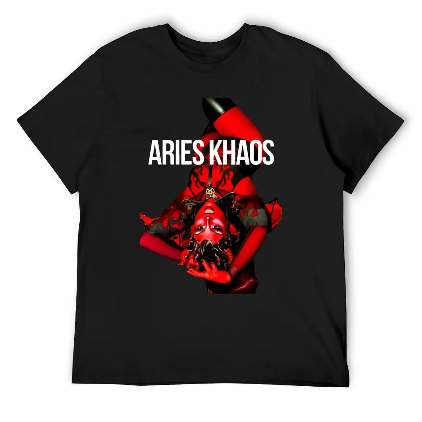 Футболка Aries Khaos Upside Down футболка с короткими рукавами винтажная рисунком для