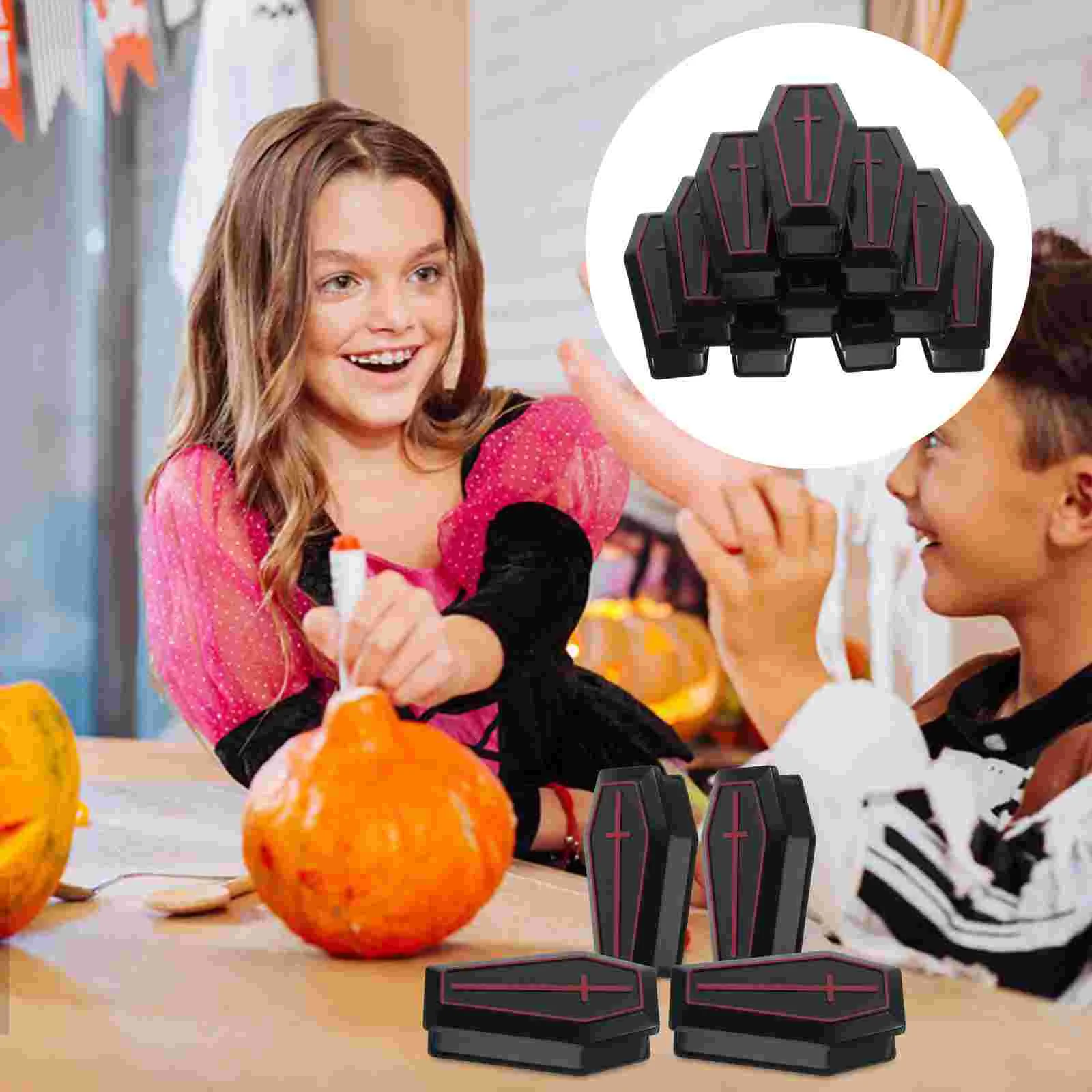 10 шт. мини-коробка для гроба украшения на Хэллоуин орнамент игрушки реквизит