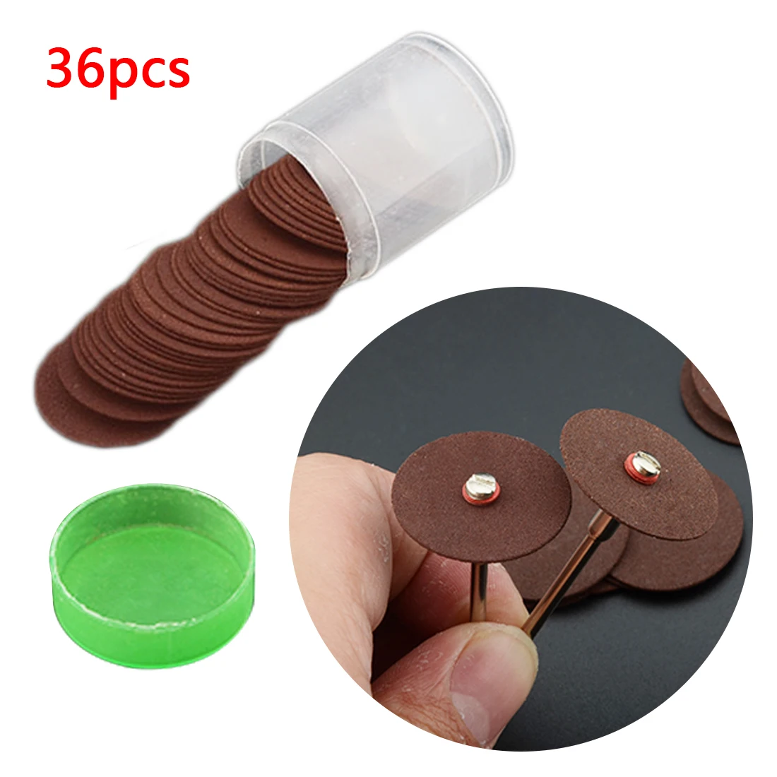 

36Pcs/set 24mm Fiberglass Reinforced Mini Drill Cutting Disc Cut Off Wheel Dremel Accessories Abrasive Tools for Rotary Tool