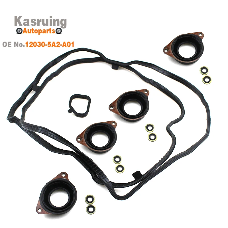 

New Valve Cover Gasket Set 12030-5A2-A01 120305A2A01 for 2013-2017 Honda Accord EX EXL 2.4L K24 Car Accessories