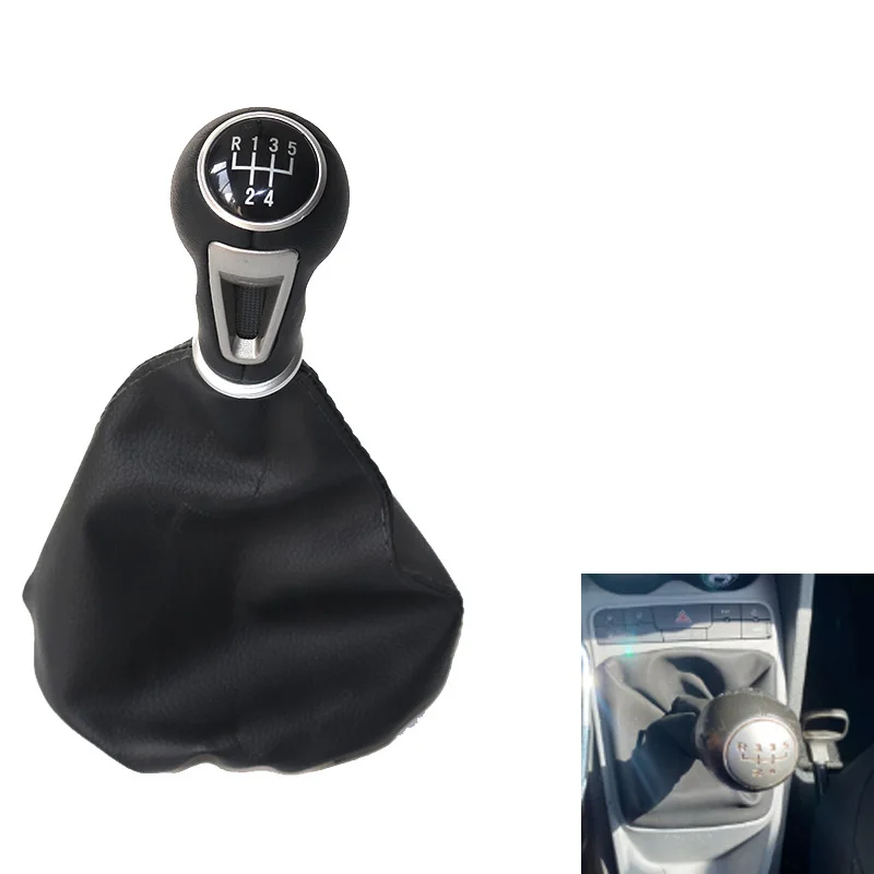 

For Car Gear Shift Knob Lever Stick Gaiter Boot Cover Collar Leather For SEAT IBIZA IV