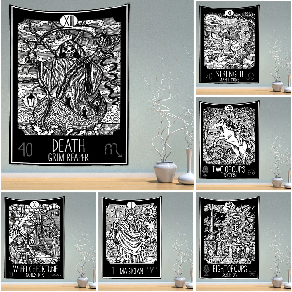 Гобелен Для Таро настенное украшение волшебство солнце Бог астрология гадания