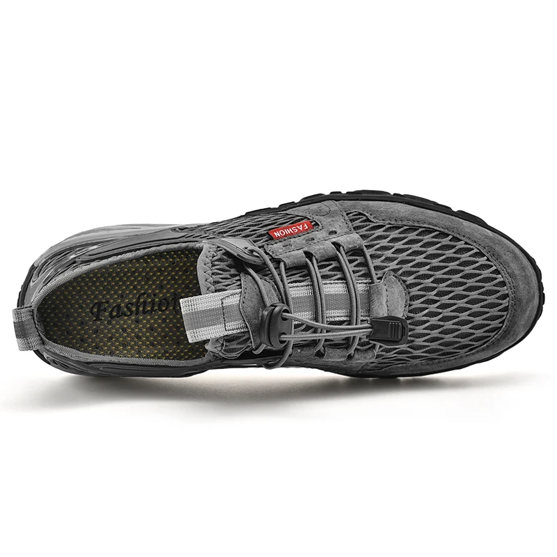 Men Shoes Trail Running Shoes Stylish Slip Mens Hiking Shoes Breathable Summer Sneakers Lightweight Camping Shoes