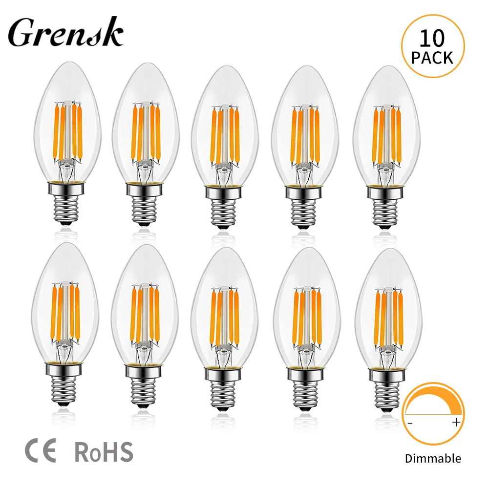 

Светодиодная лампа Grensk C35 E14 4Вт/6Вт теплый/холодный белый