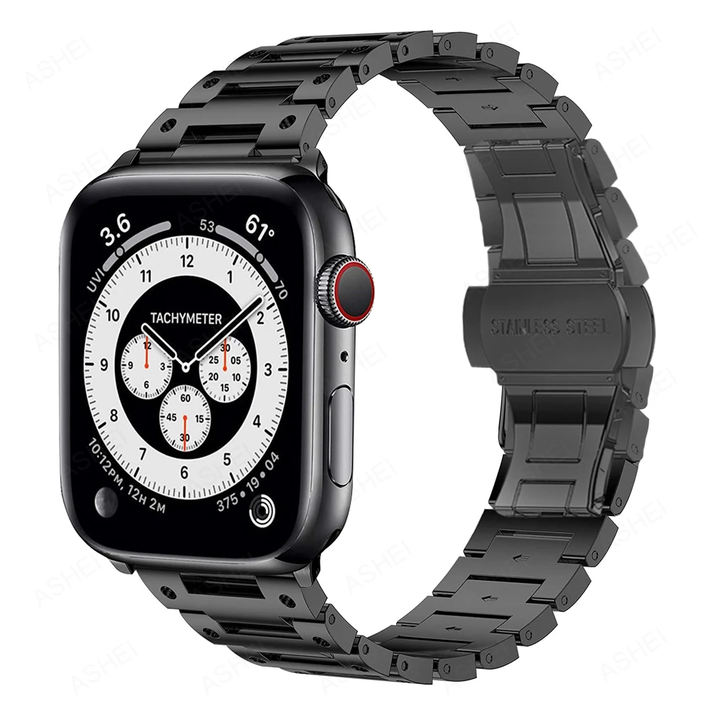 

Браслет из нержавеющей стали для apple watch ultra 49 мм 8 7 45 мм 41 мм se 6 5 4 44 мм 40 мм