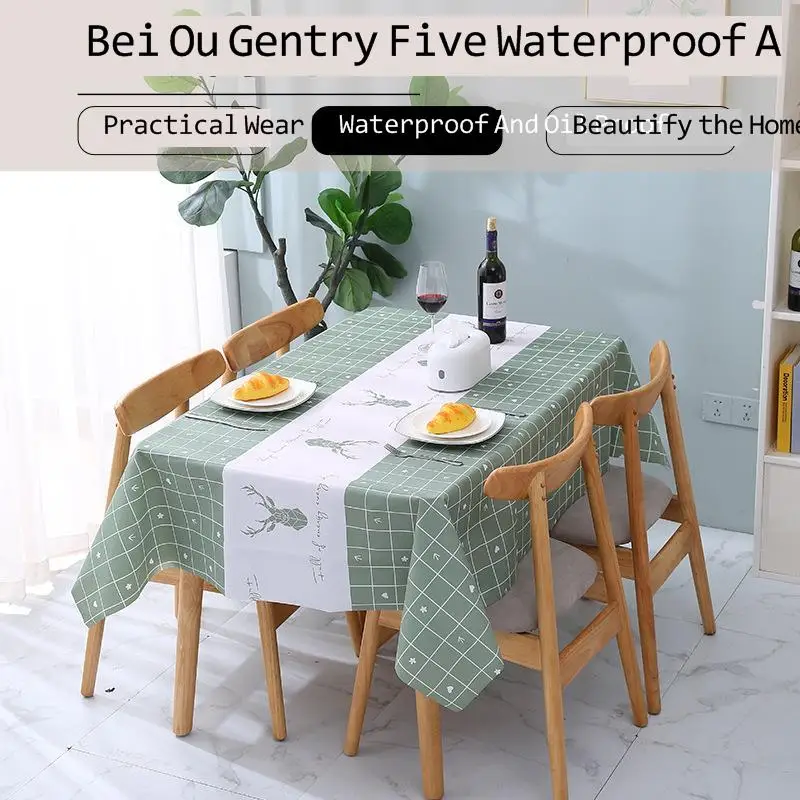 

Домашняя маслостойкая и не моющаяся ткань с простым рисунком в скандинавском стиле чайный коврик для стола художественная прямоугольная д...