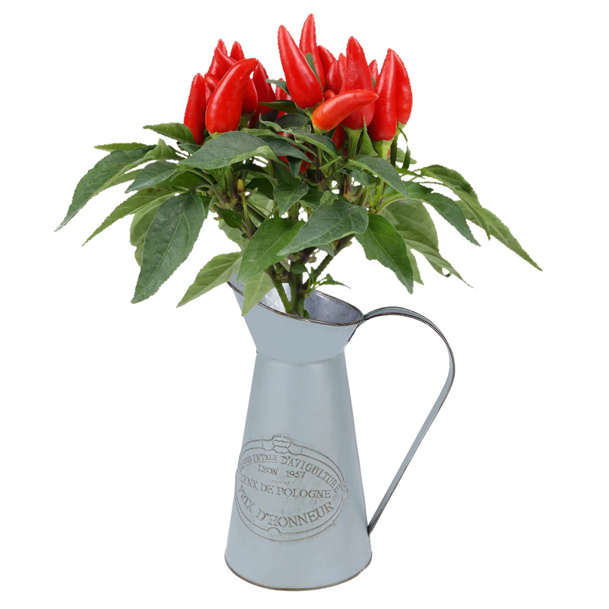 

Vase Flower Metal Bucket Rustic Pot Style Jug French Farmhouse Wedding Planter Vases Vintage Decor Home Decorative Arrangement