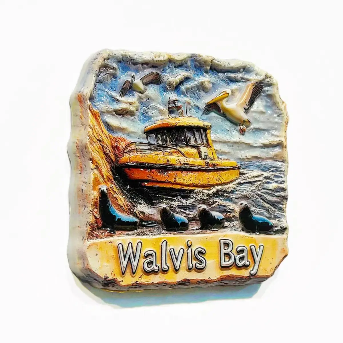 Фото Магниты на холодильник Walvis Bay, креативный туристический сувенир, Стамбул, магнитные наклейки на холодильник, коллекция подарков №2