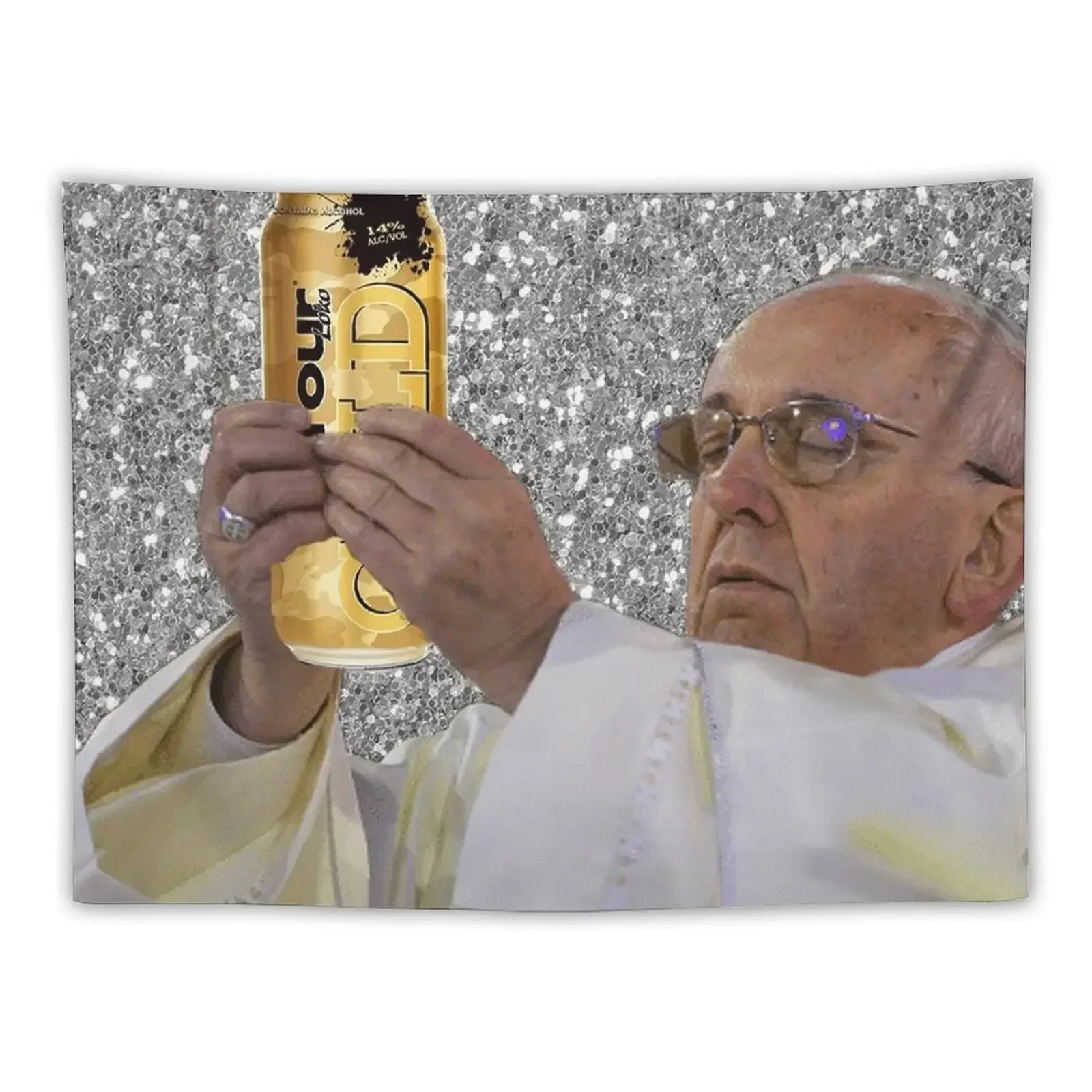 Гобелен папа с золотом четырех Локо украшения для комнаты эстетический Декор