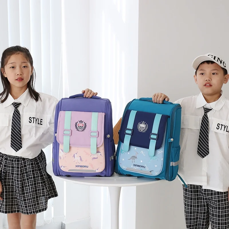 Grade 3-6 Students Cartoon Dinosaur Large Capacity Schoolbags for Girl Boy 2022 New Children Waterproof Fashion Belts Backpacks