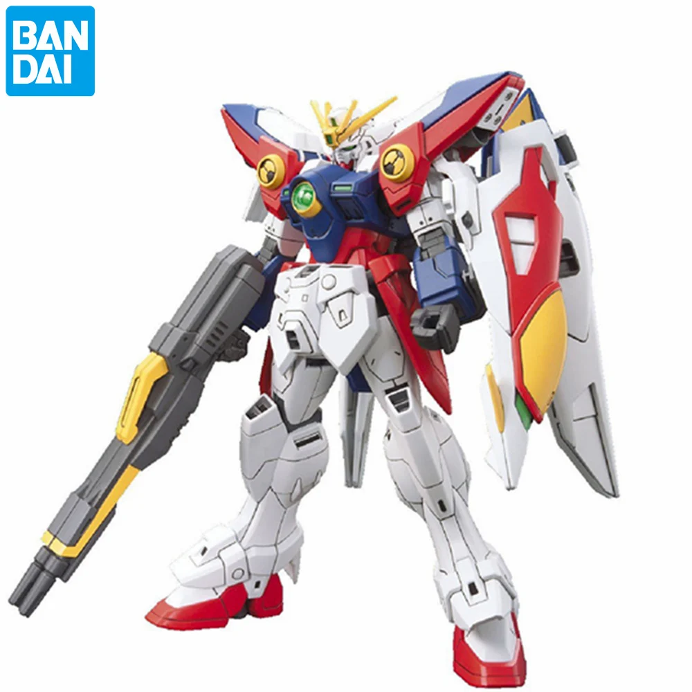 

Bandai HG HGAC 174 1/144 W Wing Gundam Zero PVC Assemble Action Figure Anime Figurine Model Toys