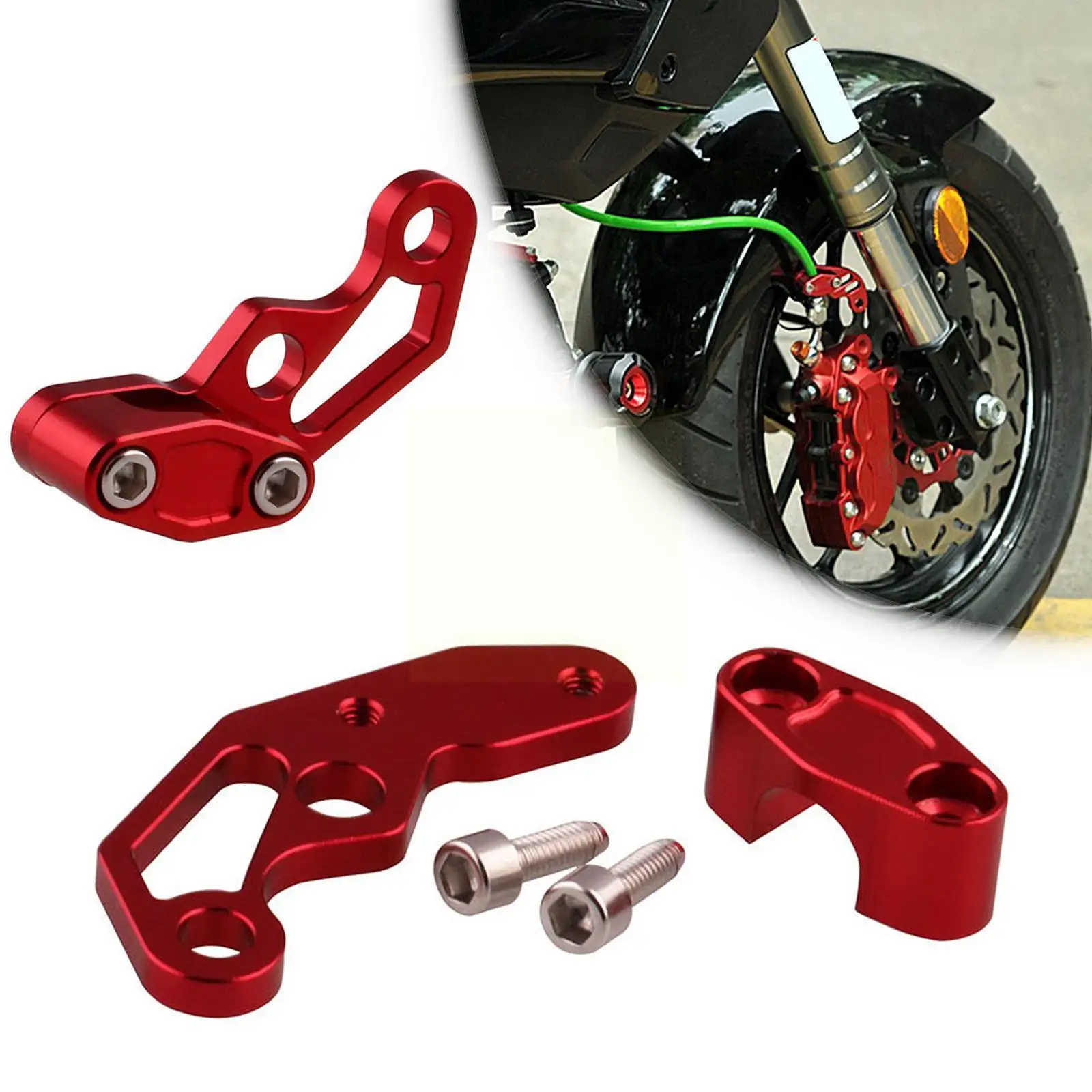 

Зажим для шланга мотоцикла из алюминиевого сплава цветной зажим для трубопровода протектор тормозной линии масляный универсальный зажим м...