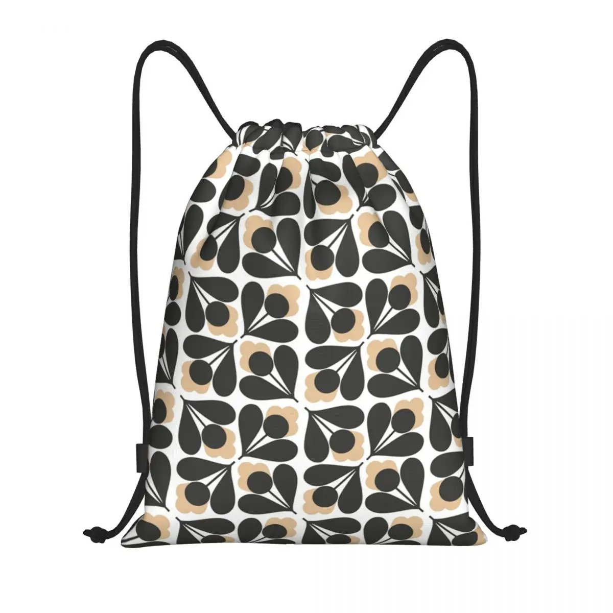 

Custom Orla Kiely Sycamore Seed Fuchsia Drawstring Backpack Bags Lightweight Scandinavian Geometric Gym Sports Sackpack Sacks