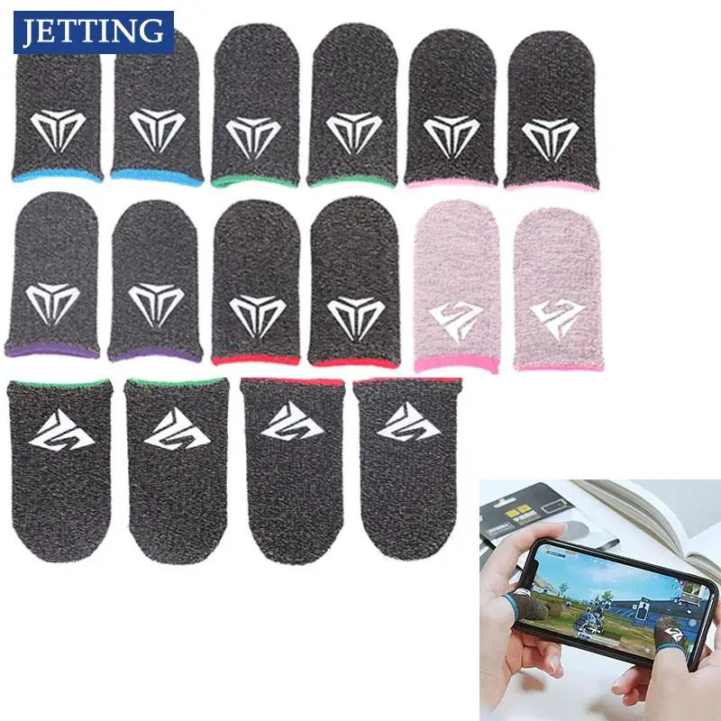 

2PCS Gaming Fingertip Gloves Mobile Game For Gamer Sweatproof Anti-Slip Touch