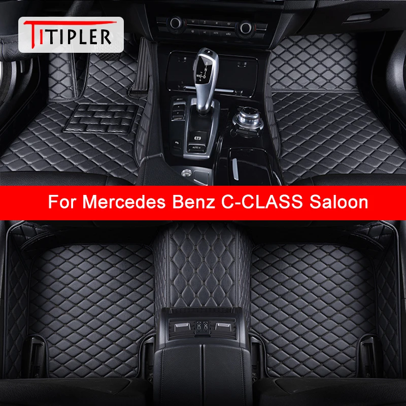 

TITIPLER Custom Car Floor Mats For Mercedes Benz C-CLASS Saloon W204 W205 W206 Sedan Auto Accessories Foot Carpet