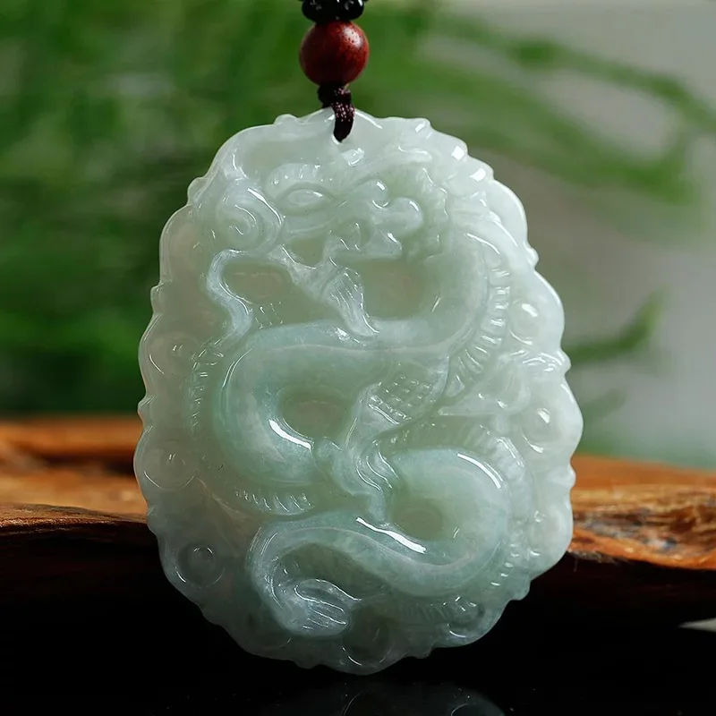

Natural jade A goods Jade dragon Zodiac dragon male jade pendant pendant