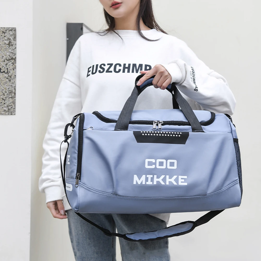 Women Men Gym Bags For Fitness Training Handbags Outdoor Travel Luggage Bags Waterproof Large Capacity Dry Wet Separation Bags