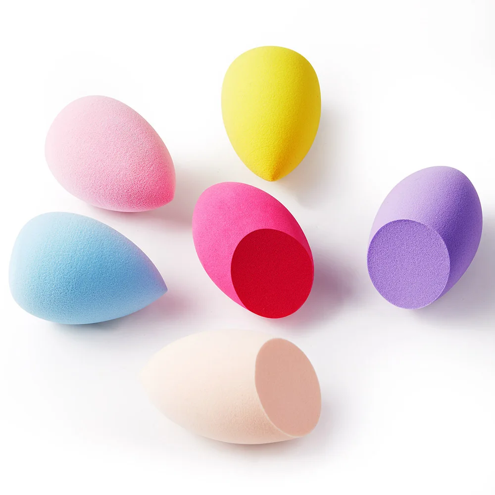 Random Color 1 pcs Beauty Egg Makeup Blender Makeup Puff Makeup Sponge Pad Sponge Beauty Tools Womens Makeup Accessories