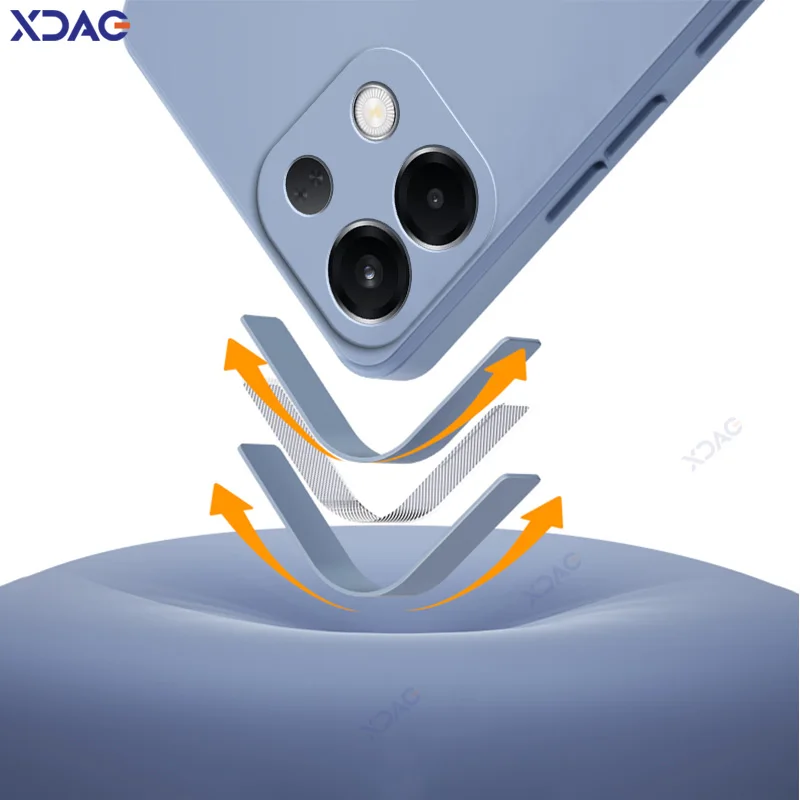 Фото Роскошные чехлы для мобильных телефонов Candy для OPPO K13 5G, глобальная защита камеры OPPOK13, мягкие чехлы, квадратные жидкие силиконовые бронированные чехлы №1