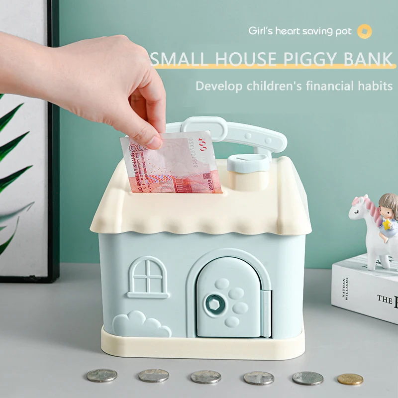 

Household Cartoon New Children's Piggy Bank Child Piggy Bank Multifunctional Plastic Money Box Cute Piggy Bank Home Decoration