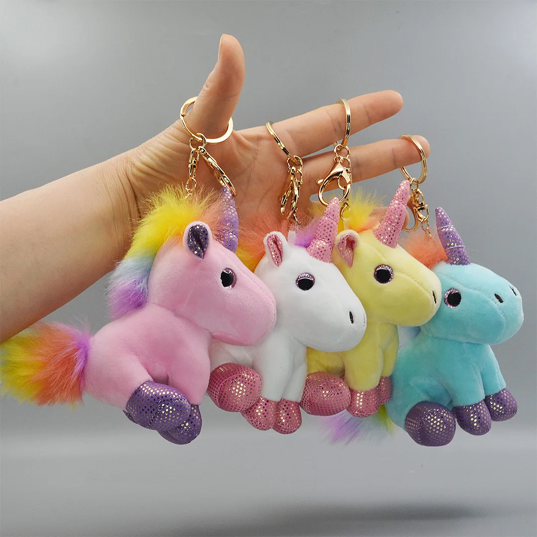 

Keychain Rainbow Unicorn Keychains Women Valentines Day Cute Bag Accessories Friends Keychains For Keys Pendant Cute Key Holder