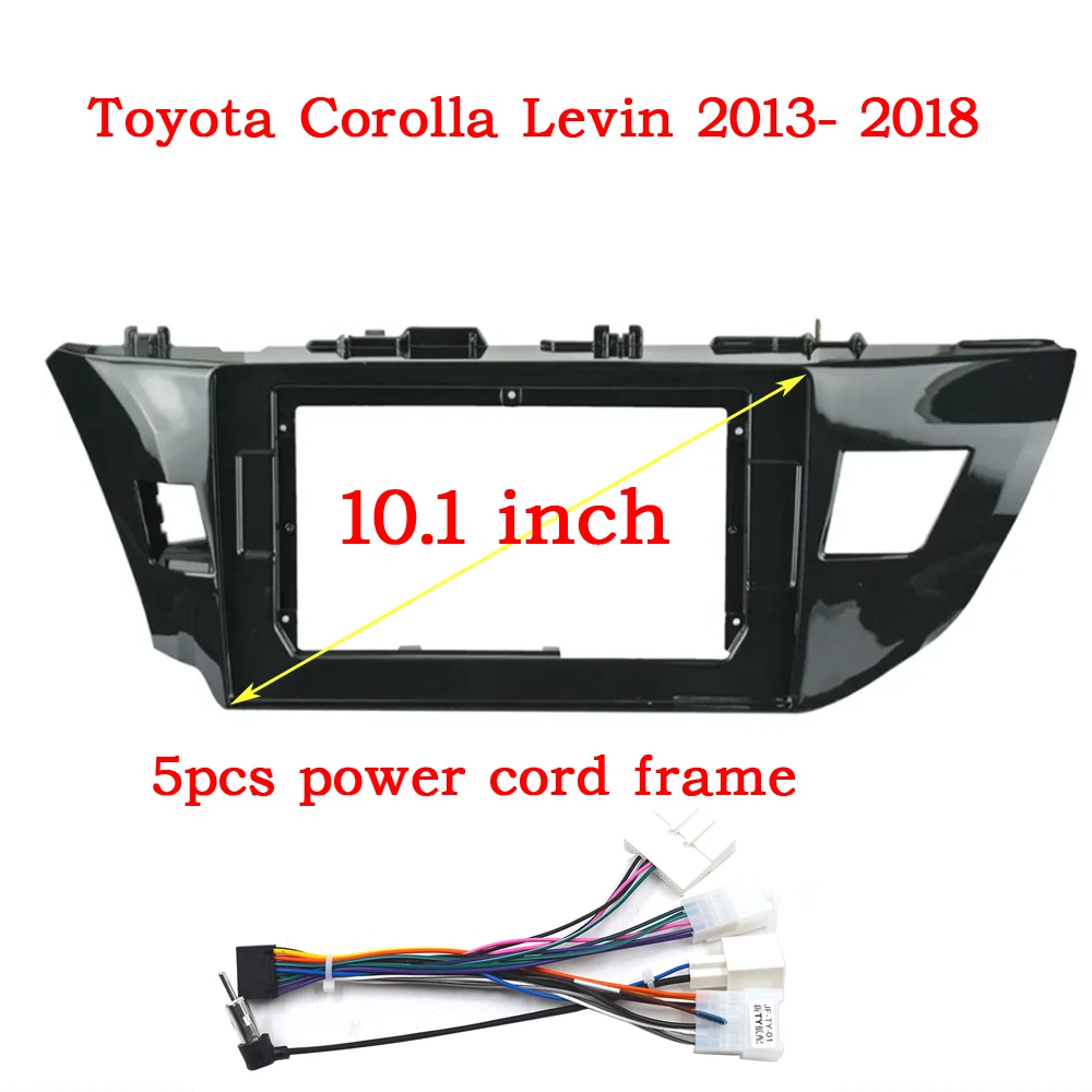 Автомобильный радиоприемник для Toyota Corolla Levin Auris 2014-2016 (10 1 дюйма) облицовка Android MP5