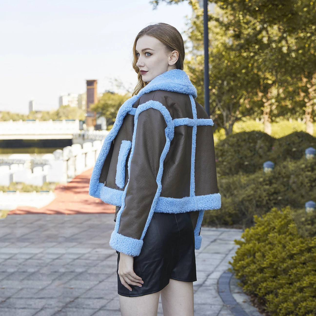 JANEFUR натуральная кожаная куртка 2023 Зимняя Толстая теплая Байкерская