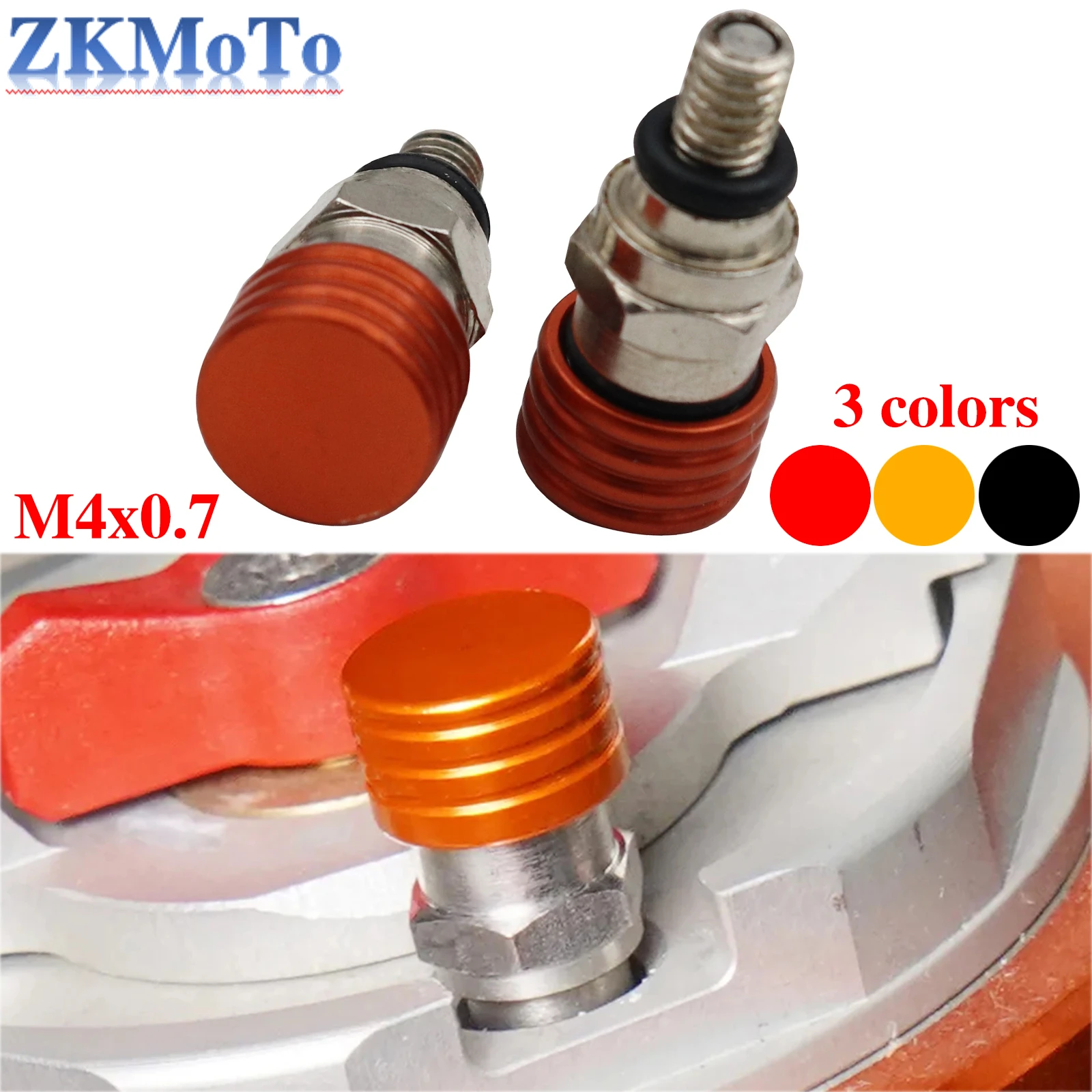 

Motorcycle M4x0.7 Fork Air Bleeder Valve Scew For KTM EXC XC SX XCW SXF XCF MXC SMR 125 250 300-2019 For KTM XC XCF XCW EXC EXCF