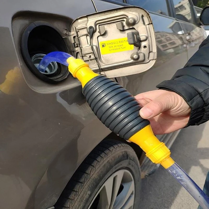 

Universal Car Portable Manual Fuel Pump Transfer Hand Primer for Gas Gasoline