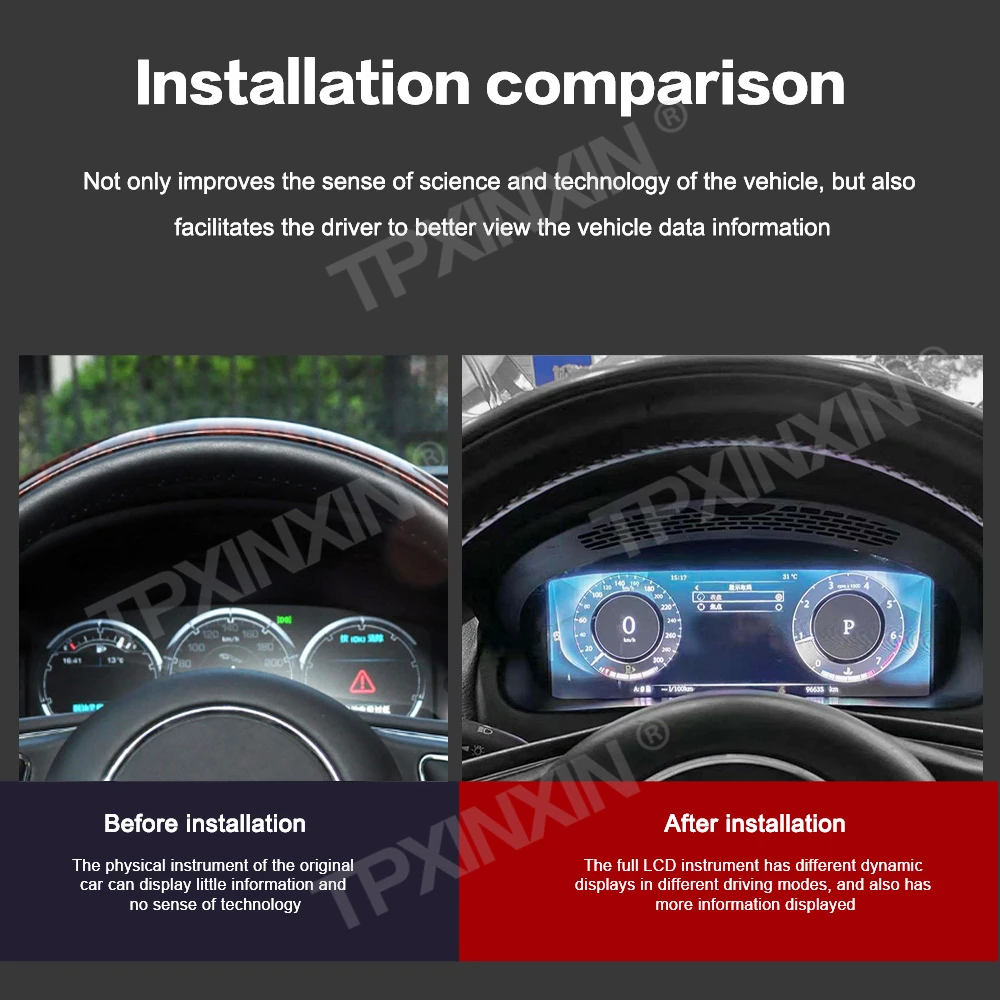 Цифровой ЖК-кластер для Jaguar XJL 2010 2011 2012 2013 2014 2015 2016 2017 2018 2019 Автомобильная цифровая