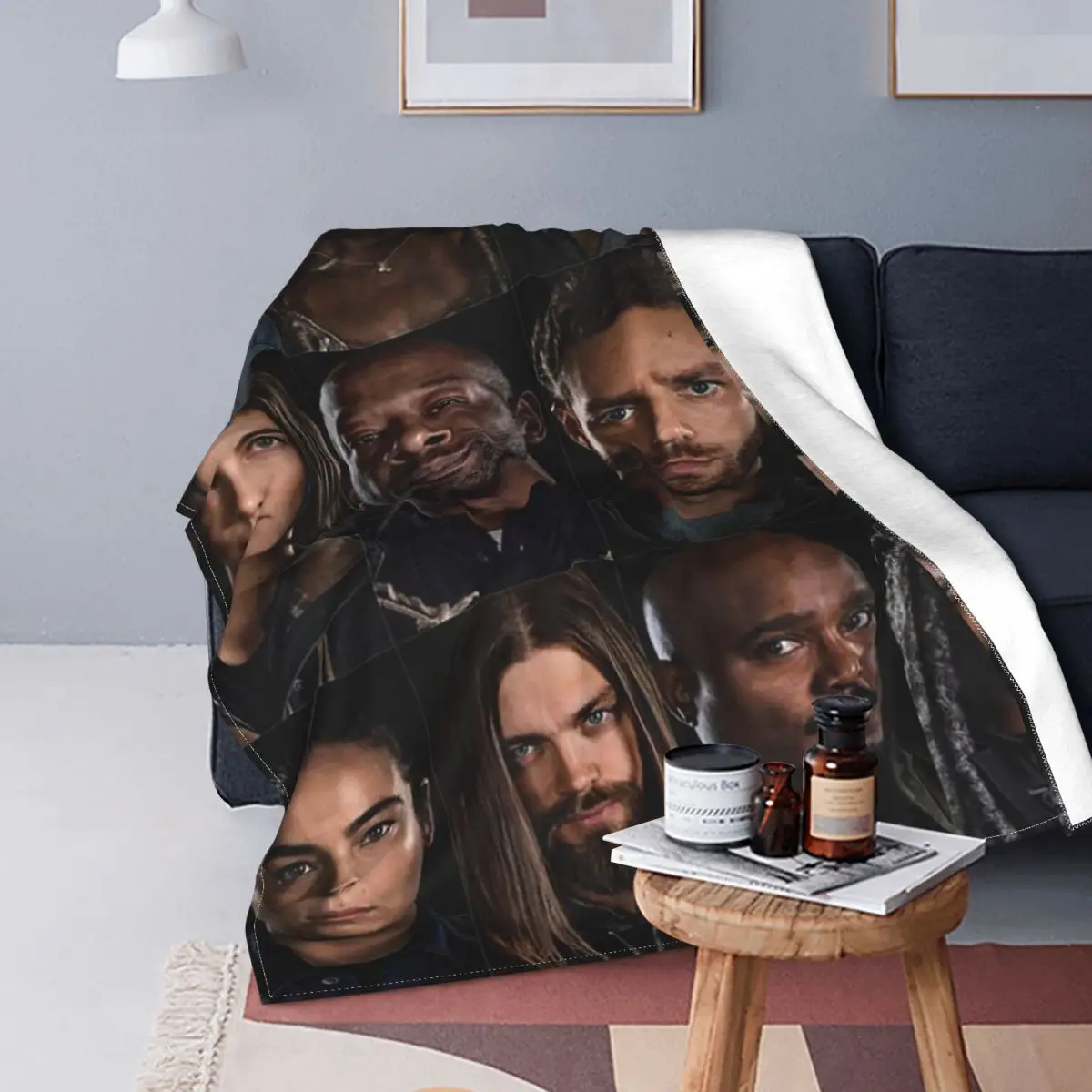 

The Walking Dead Zombies Horror Movie Blankets Velvet Winter Multifunction Ultra-Soft Throw Blanket for Bed Office Bedspreads