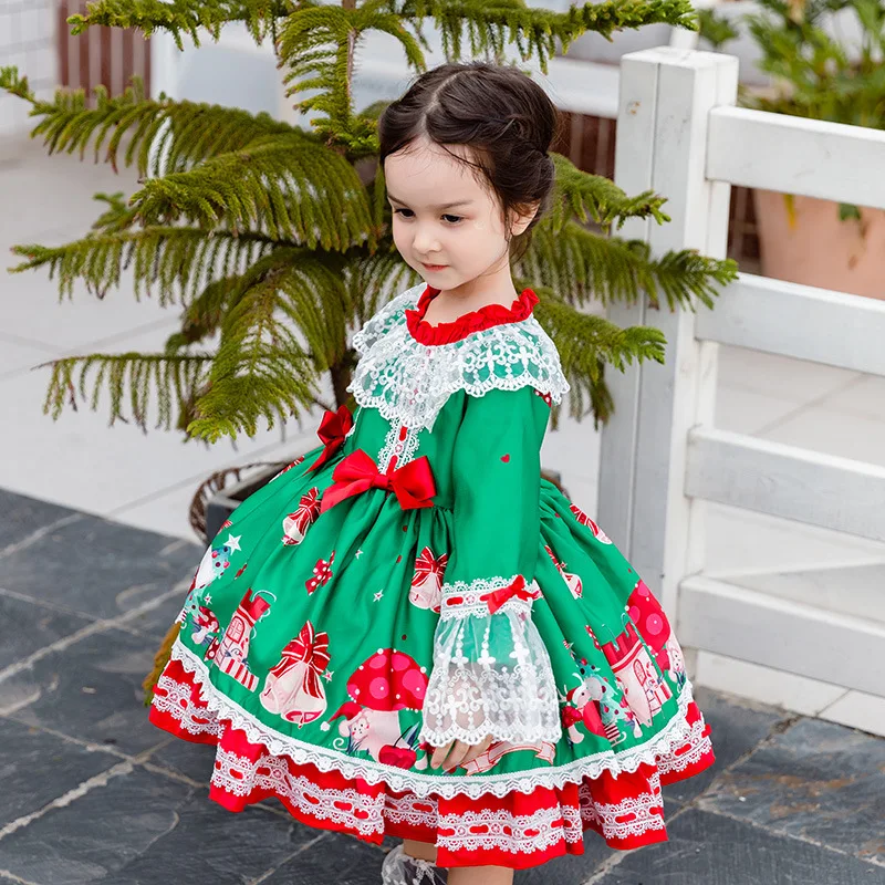 Купи Children Costume For Kids Girl Cosplay Clothes Party Dress Princess Christmas Dresses For Girls Birthday Dress 0-6 year за 1,841 рублей в магазине AliExpress