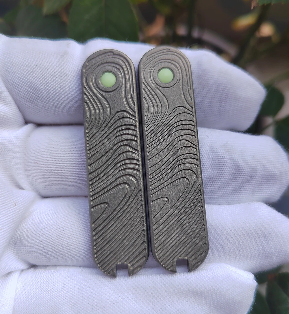 1 пара весов TC4 из титанового сплава 58 мм с лимитием для швейцарского армейского