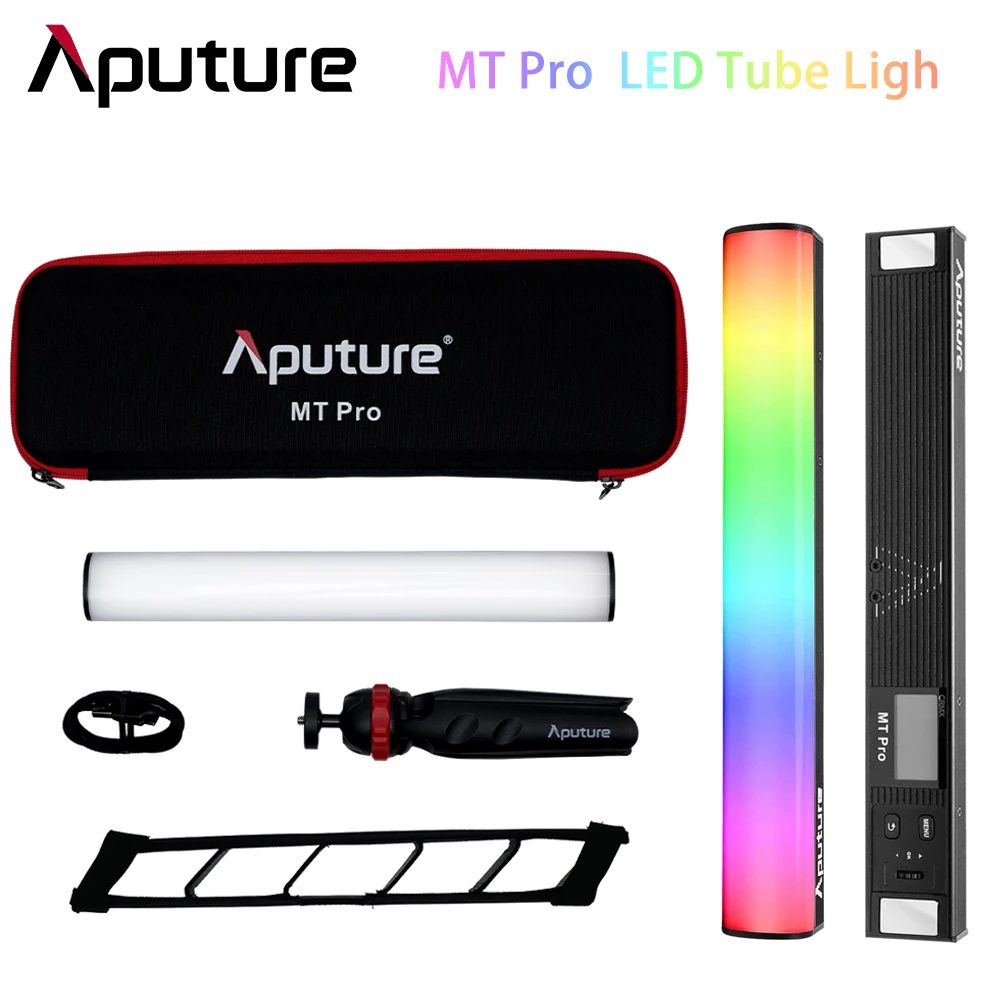 

Aputure MT Pro Mini LED Tube Light 2000k-10000k Full-color RGBWW 36 Pixels Magnetic Attraction Light Stick for Video Shooting