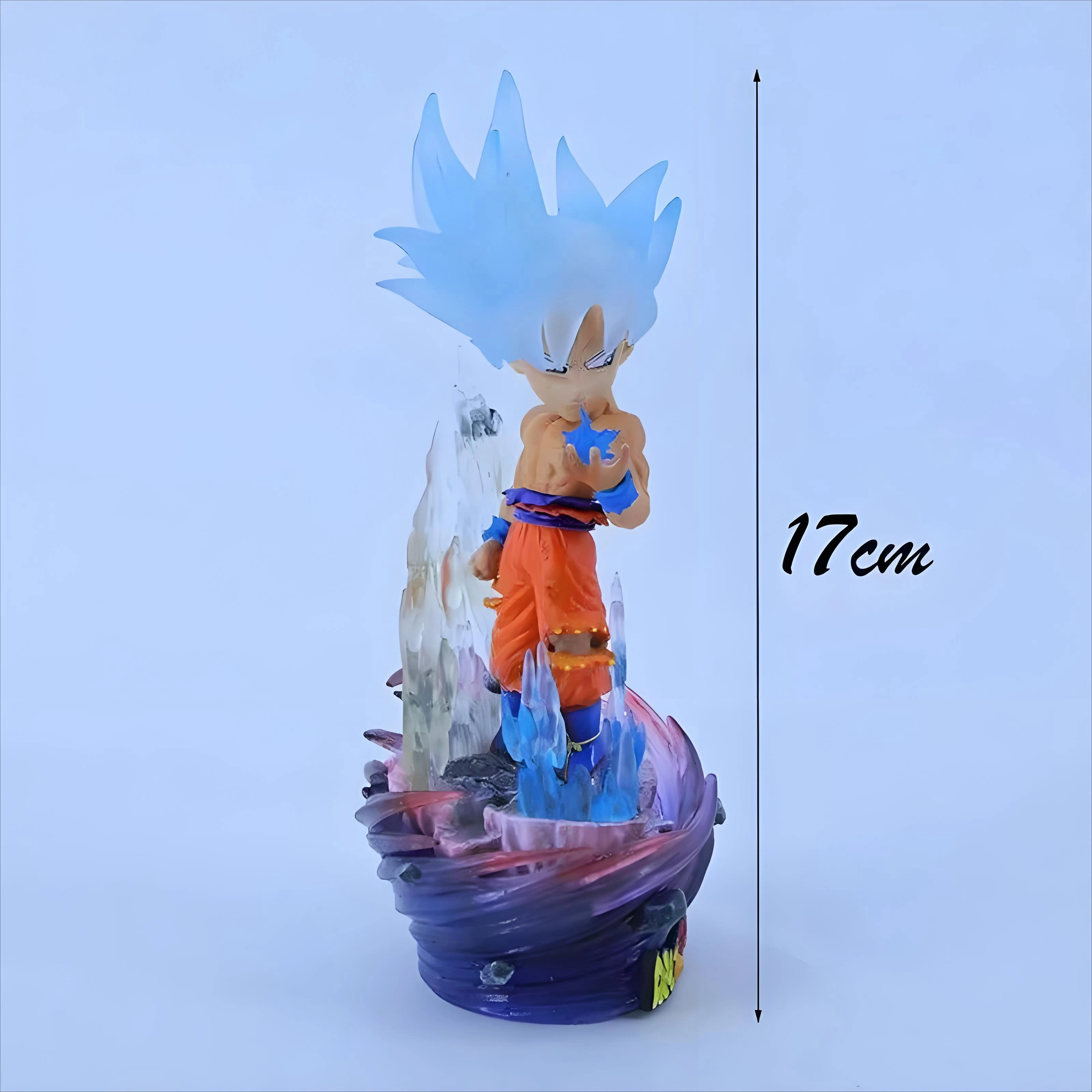 Фото Dragon Ball Son Goku Ultra Instinct Migatte No Gokui Периферийная модель Статуя Настольные украшения Рождественские подарки Игрушки №3