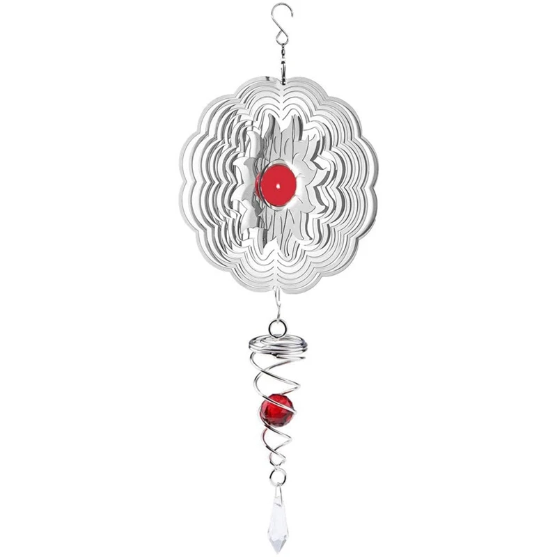 

Кинетический металлический Спиннер для украшения сада в помещении и на улице, 3D поделки, украшения, металлические ветряные скульптуры