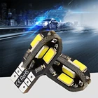 2 шт., новые светодиодные лампы T10 5730 8SMD 12 В