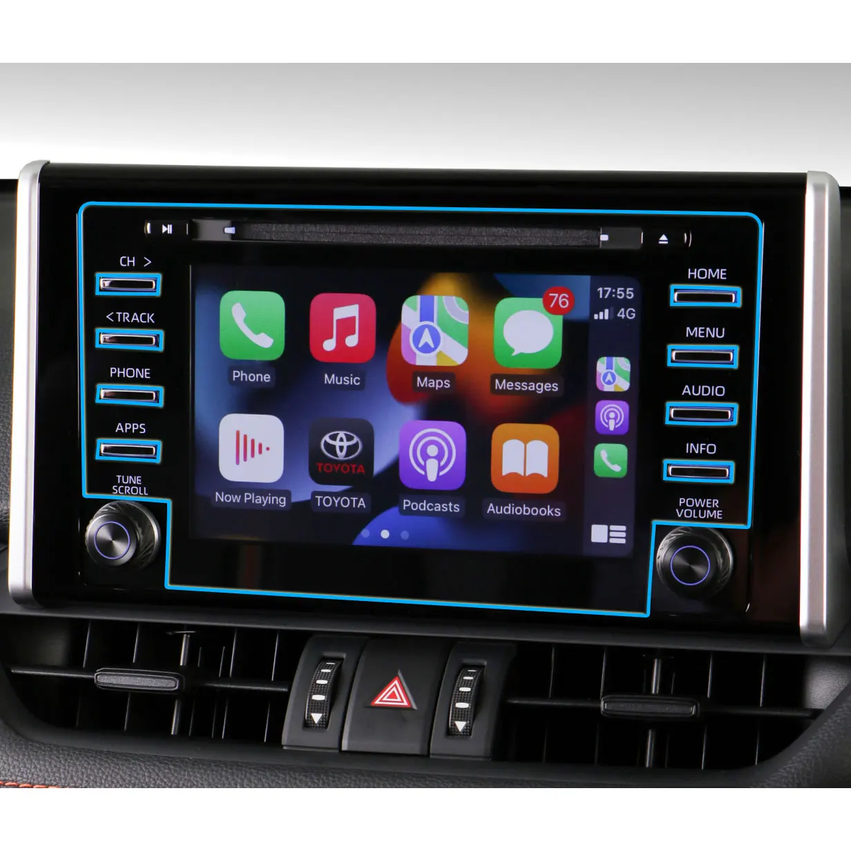 

7 дюймов 8 дюймов 9 дюймов Автомобильная GPS навигационная Защитная пленка для Toyota RAV4 целая серия 2019 -2022 защитная пленка из закаленного стекла