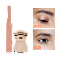2 pcsset mini eyelash curler eyebrow trimmer portable eye lashes curling clip cosmetic makeup tool accessories eyelash tools