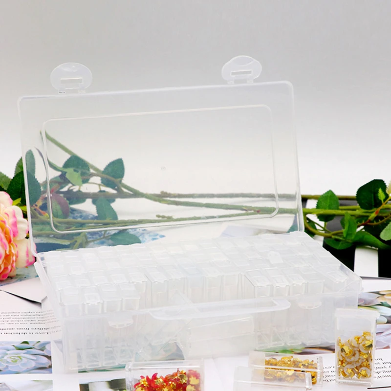 

Органайзер для украшений с бусинами, 64 ячейки