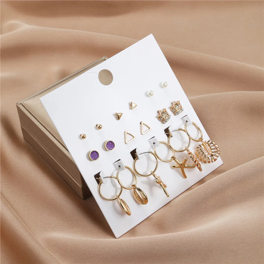 Модная простая креативная Высококачественная Геометрическая Звезда в Корейском