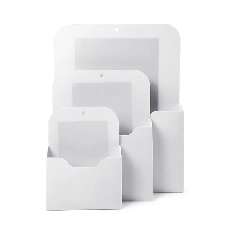 

3pcs Magnetic File Holder Pen Cup Holders Refrigerator Storage Pocket for Office Home Use Large/Medium/Small Size