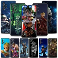 phone case for samsung galaxy a72 a52 a42 a32 a22 a21s a02s a12 a02 a51 a71 a41 a31 a11 a01 silicone cover marvel hero groot