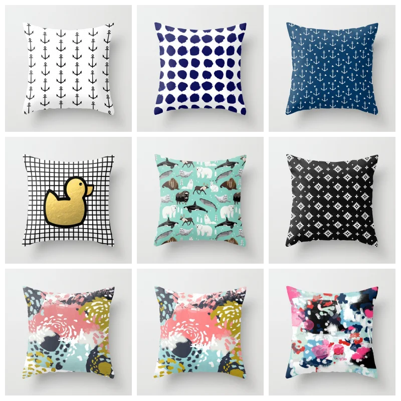 

Pillowcase short plush animal circle decoration pillowcase sofa seat cushion cover home decor pillow cover decorative pillows