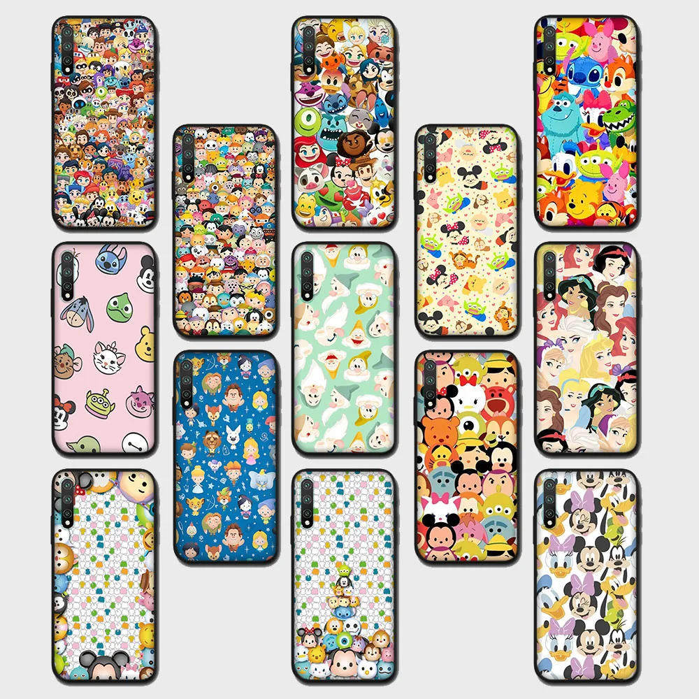

Characters Black Case for OPPO Find X3 Lite F7 F9 F11 F17 F19 Neo A55 A56 A35 A33 A32 Pro
