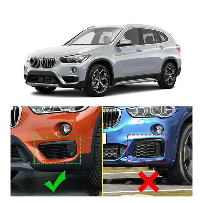 2 шт. хромированные противотуманные аксессуары для BMW F48 X1 2016-2019