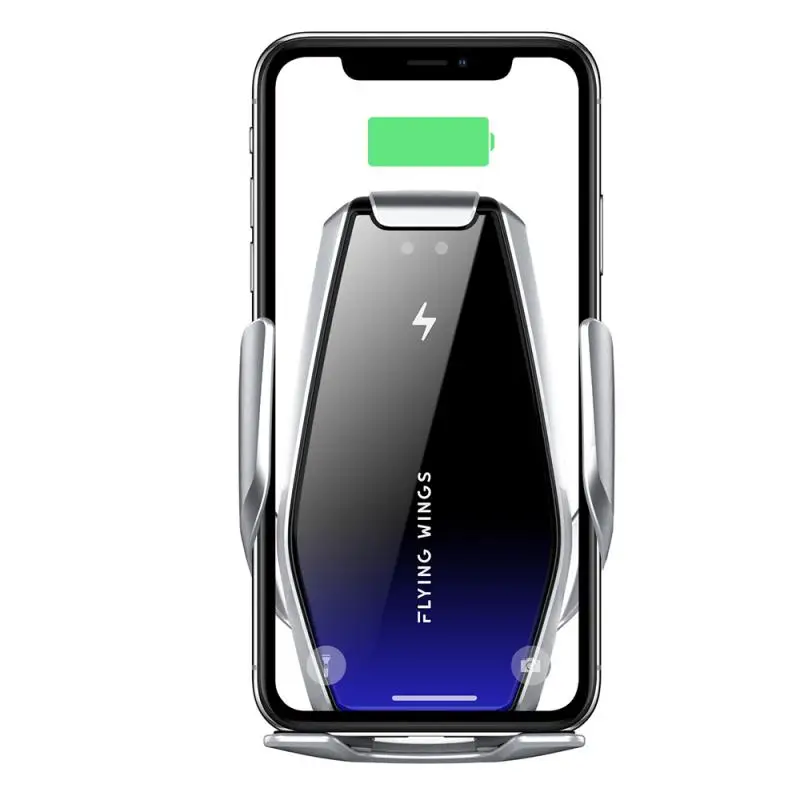 

Charging Bracket 15w Smart Infrared Sensor Wireless For Iphone 14 13 12 Samsung Car Accessories Car Charger