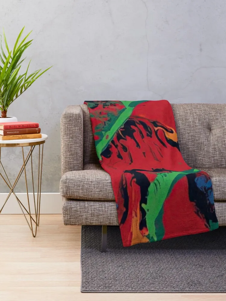 John Hoyland - Желтая лодка 7 8 98–1981 Пледы Детское для дивана Полярные одеяла